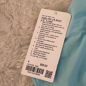 NEW W TAGS lulu shorts